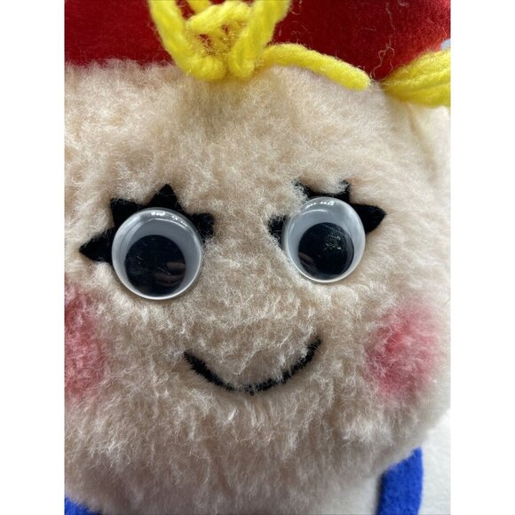 Vintage Del Monte Plush Shoo Shoo Scarecrow Country Yumkin 11" - Picture 7 of 7